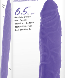 True Feel Ribbed Vibrator Purple